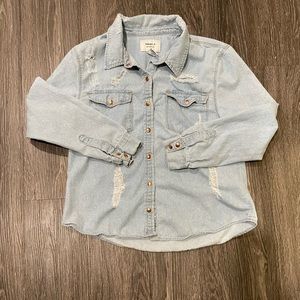 Jean long sleeve t shirt 👕